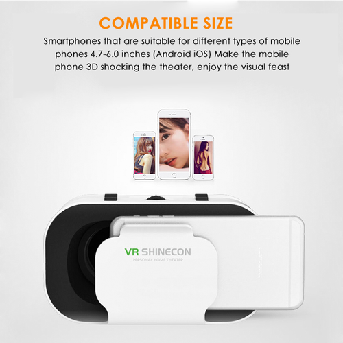 VR glasses virtual reality eye protection VR helmet panoramic large screen VR3D stereo glasses 60% off event in progress