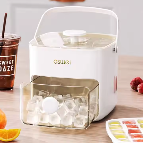 Hot Sale Food Grade Home Refrigerator Press Ice Compartment Storage Ice Cube Mold Tray Box Making Ice Ball Molds