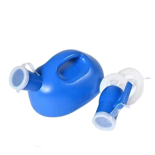 2000ml Men's Urinal & 1000ml Female Urinal – Sleep Easy, Stay Dry, No Spills