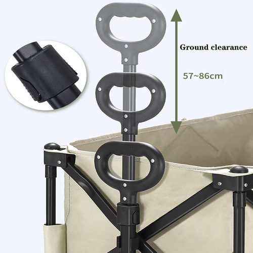 Outdoor folding large camping cart camping cart camper