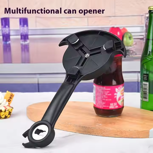 New Multi-function Household Kitchen Tool Bottle Opener Anti-skid and Labor-saving Rotary Can Opener