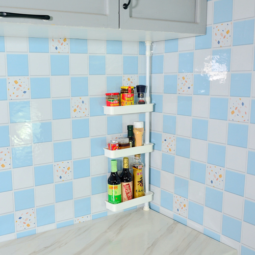 🌟Retractable 3-Layer Punch-free Kitchen Spice Rack🌟