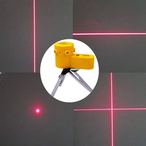 LV06 laser level 4 in 1 household level ruler laser ruler can rotate with tripod line tool