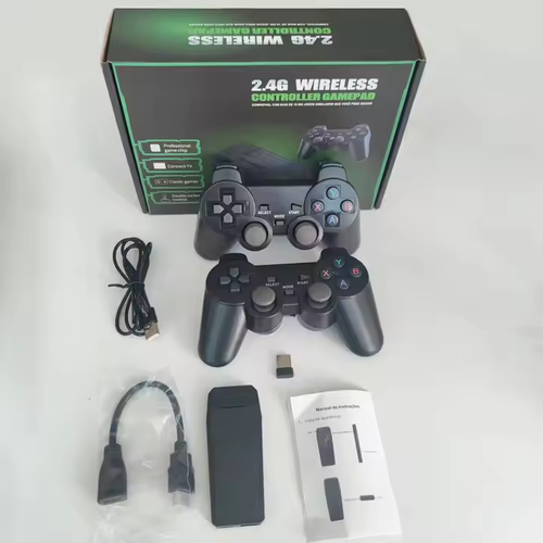 High Quality M8 4K ultra hd Game Stick 2.4 g Wireless Controller Gamepad 64GB 20000 Gamestick Retro Mini Game Console