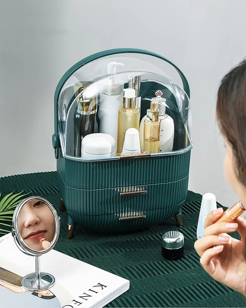 Light luxury cosmetics storage box