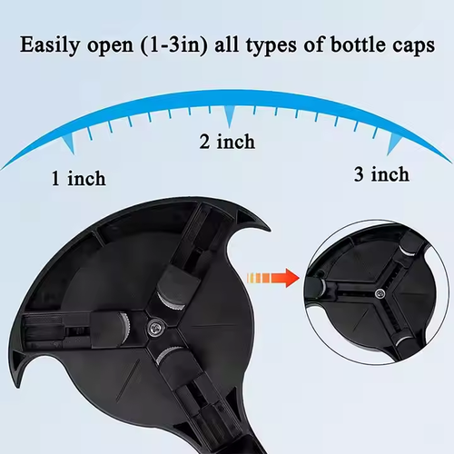 New Multi-function Household Kitchen Tool Bottle Opener Anti-skid and Labor-saving Rotary Can Opener