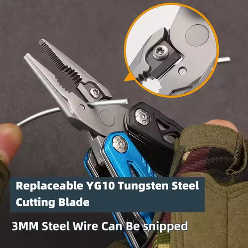Outdoor multi-function wrench pliers portable camping tools outdoor emergency vehicle portable equipment wrench tool pliers knife