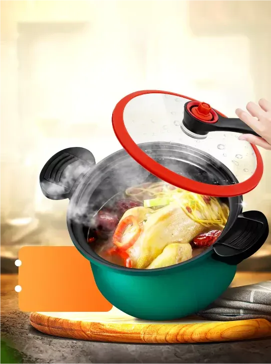 High Quality Large Capacity Cast Iron Chicken Slow Cooker Non Stick Pot Universal the Micro Pressure Cooker