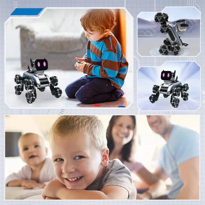 Gesture Sensing Stunt Robot Dog Car Toys