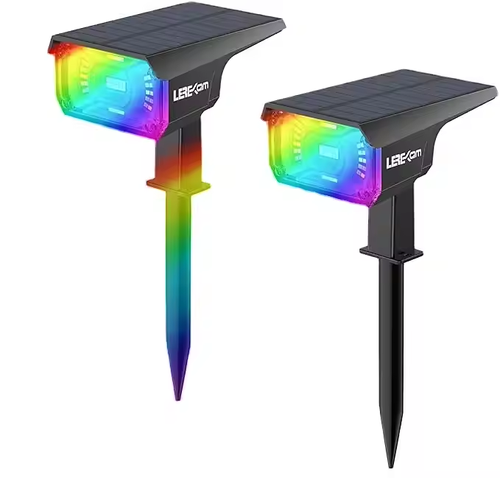 New solar outdoor waterproof tree light, super bright landscape garden lawn light, garden decorative lighting spotlight