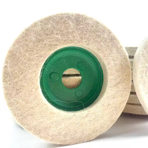 Polishing Stone Wool Felt Wheel with 100% Wool Felt Polishing Wheel 4inch