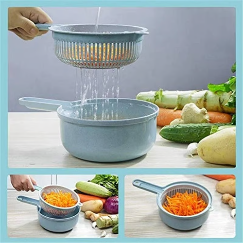 Kitchen multi-function vegetable cutter egg white separator shredder