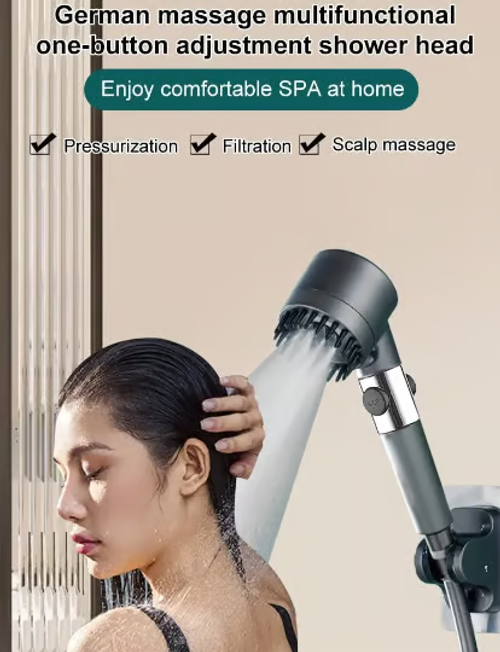 New style booster shower head