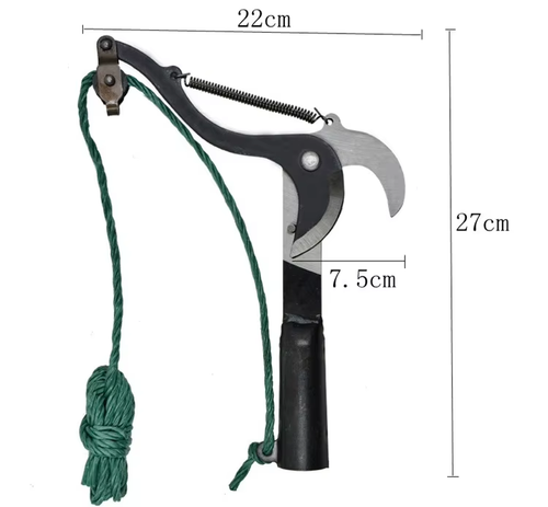 Fruit tree scissors garden pruning shears high branch scissors fruit picking shears high altitude scissors head pruning branch artifact
