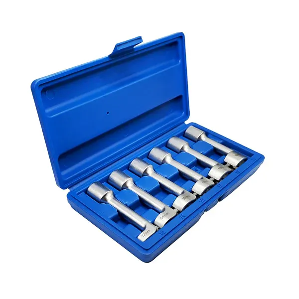 Open hexagon slotted oxygen sensor wrench diesel injection pipe socket wrench   Suitable for various vehicles