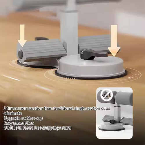 Sit-up aid, household abdominal curling rope, double suction cup foot hook
