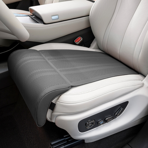 All-season universal car leg support seat cushion, comfortable genuine leather seat cover, one-piece extended leg support, universal genuine leather.