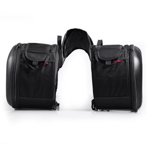 Motorcycle Helmet Travel Bags Suitcase Saddlebags Waterproof Hard Saddle Bag Motorcycle Bilateral Locomotive Bag