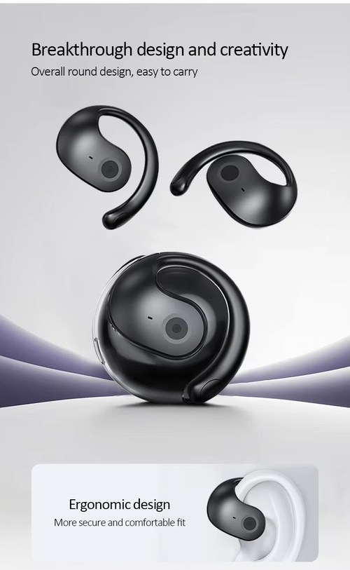 New Small Coconut Ball Bluetooth Headset Wireless Ear-hook Style Super Long Battery Life Noise Cancelling Headphones