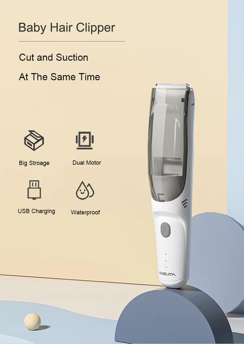 Baby trimmer with vaccum