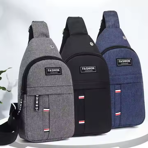Men's fashionable and convenient casual chest bag Oxford cloth sports travel chest bag cash register crossbody