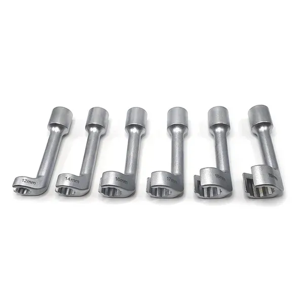 Open hexagon slotted oxygen sensor wrench diesel injection pipe socket wrench   Suitable for various vehicles