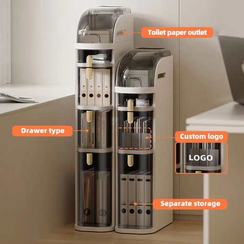 Kitchen gap shelves, bathroom gap drawer storage cabinets