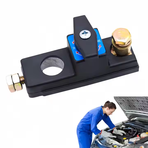 Universal 12V24V Car Battery Disconnect Switch Isolator Power Cut Off Kill Switches for RV ATV Boat Car Truck Auto Yacht