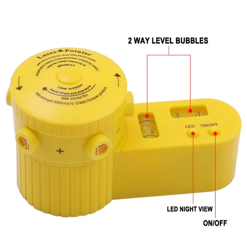 LV06 laser level 4 in 1 household level ruler laser ruler can rotate with tripod line tool