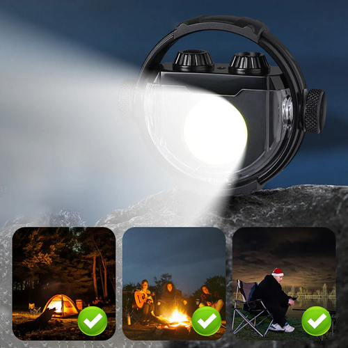 Creative Gyro Windproof Dual Arc Electric Lighter with Light