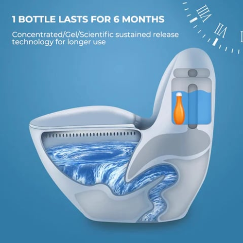 Magic Toilet Cleaner Bathroom Bowling Bottle Blue Liquid Automatic Toilet Freshener Detergent