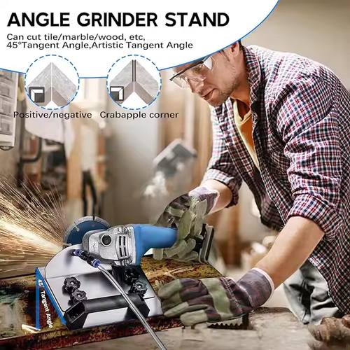 Angle Grinder 45 Degree Tile Chamfer Bracket Variable Cutting Machine Accessories Base Angle Grinder 45 Degree Chamfer Cutting