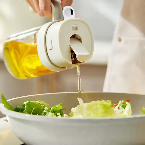 High quality 2 in 1 oil sprayer Kitchen household food grade olive oil spray bottle oiler for cooking, barbecue