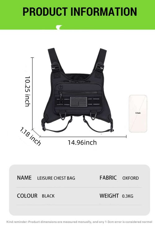 Men's Chest Bag