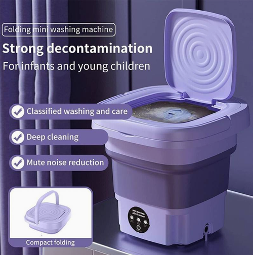Powerful Mini Foldable Washing Machine with dryer