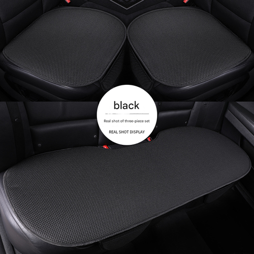 🔥🔥Breathable & Anti-Slip Viscose filament Car Seat Covers（black）