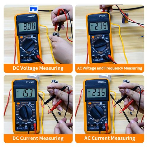 DT9205A Professional Digital Multimeter Handheld Automotive Tester Multimeter Manual Range AC DC Voltage Meter