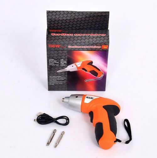 Newest 3.6V Compact ABS Body Easy Operation Screwdriver Set Household Tool Drill USB Cordless Multi-function Lithium Screwdriver