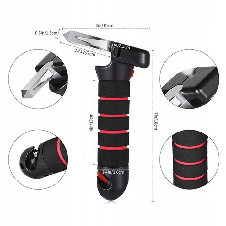 ​​Car Door Handle Emergency Tool (with LED Flashlight Function)​
