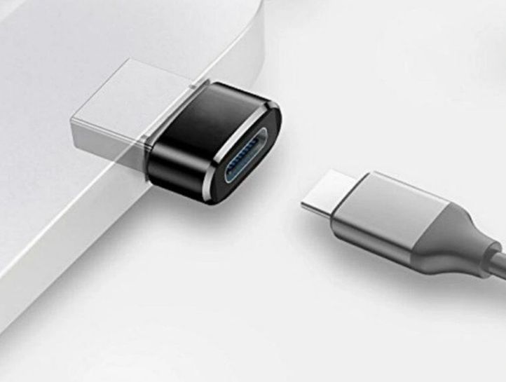 Silver OTG USB Type-C Adapter