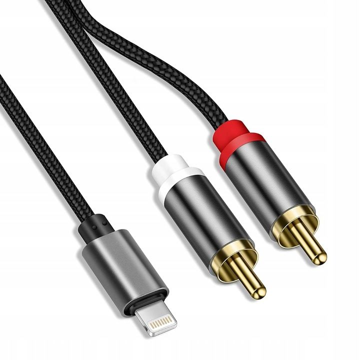 ​​iPhone iPad to Dual RCA Stereo Audio Cable (High-Quality Edition)​