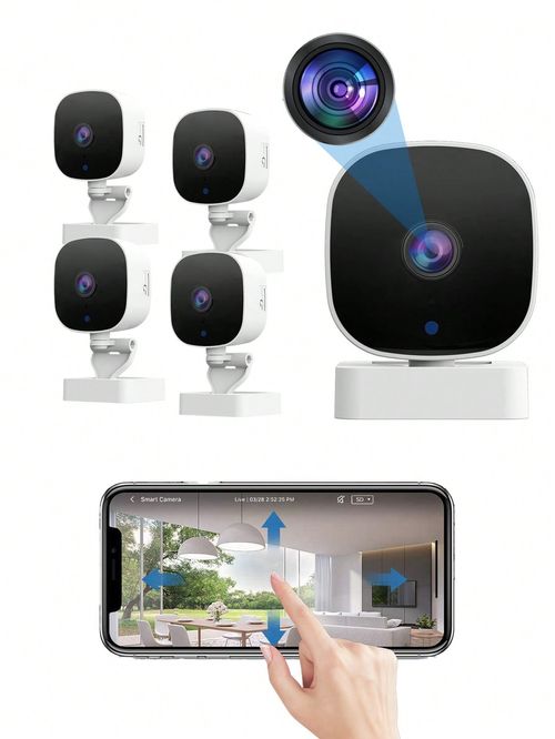 Mini Smart Indoor HD Full-Color Home Camera Night Vision Home Spotlight Human Detection Light-emitting Full Mini Indoor