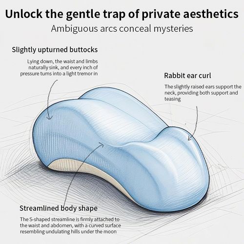 Memory Foam Comfort Assisted Sexy Pillow Soft Couple Position Pillow Stress Relief Anti Snoring Sleeping