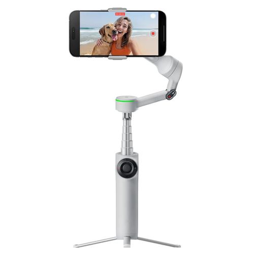 Insta360 Flow 2 Pro Gimbal móvel com rastreamento automático e estabilizador de 3 eixos para Android e iPhone