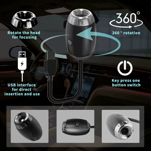 USB Star Projector Night Light