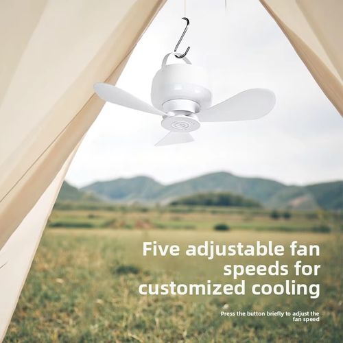 LED Rechargeable Light Mini Ceiling Fan