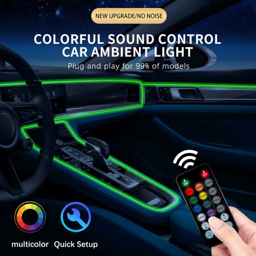 3-meter automotive LED light strip, APP control, RGB 16 million color USB interface, music rhythm synchronization, low noise electronic sound effect LED light strip.