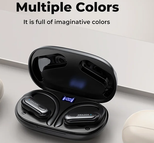 Esportes sem fio earbuds in-ear ANC bluetooth headphones display digital bateria JL redução de ruído