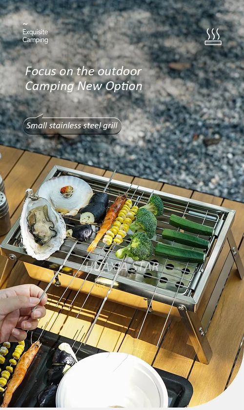 Fabricante personalizado ao ar livre churrasco camping dobrável portátil queimador