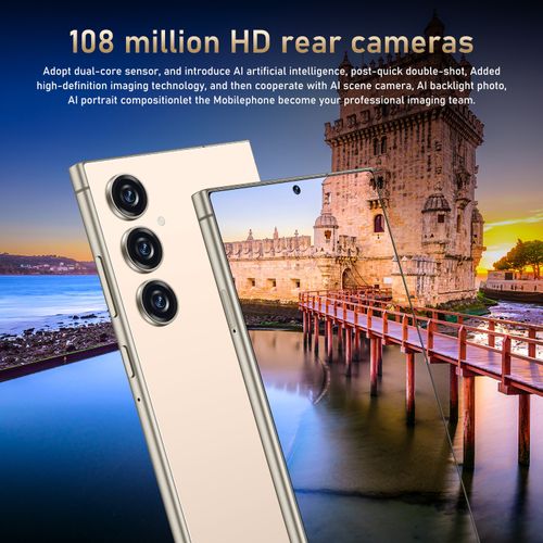 Transfronteiriço S24Ultra smartphone 7, 3 polegadas caneta embutida 16+1T android telefone fonte fábrica (modelo de explosão)